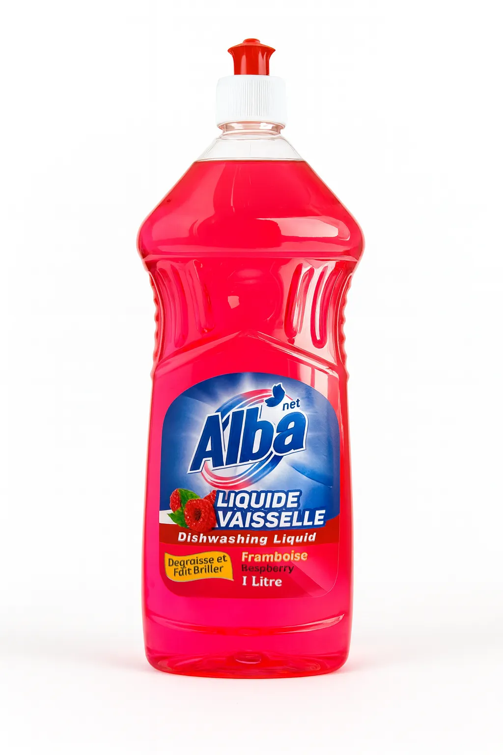 liquide vaisselle alba framboise 1L